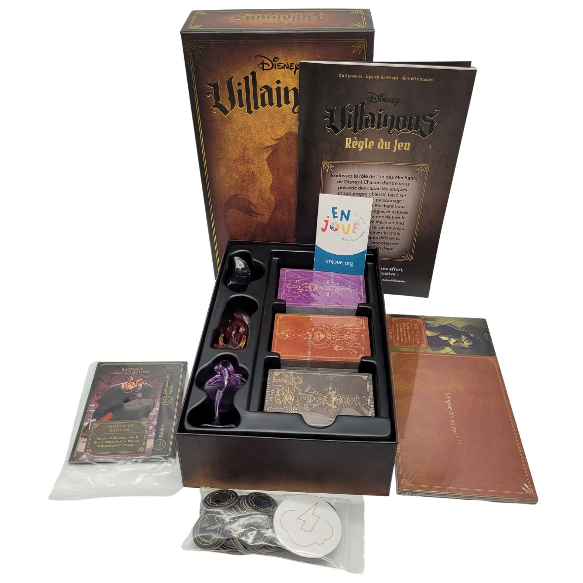 Voir photo 2 de Jeu de société - Villainous La fin est proche ! - Disney - Dès 10 ans. Jeu de société - Villainous La fin est proche ! - Disney - Dès 10 ans. Parfait état reconditionné photo 2