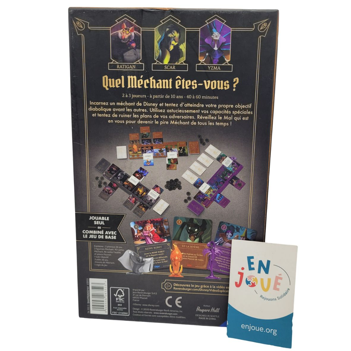 Voir photo 3 de Jeu de société - Villainous La fin est proche ! - Disney - Dès 10 ans. Jeu de société - Villainous La fin est proche ! - Disney - Dès 10 ans. Parfait état reconditionné photo 3