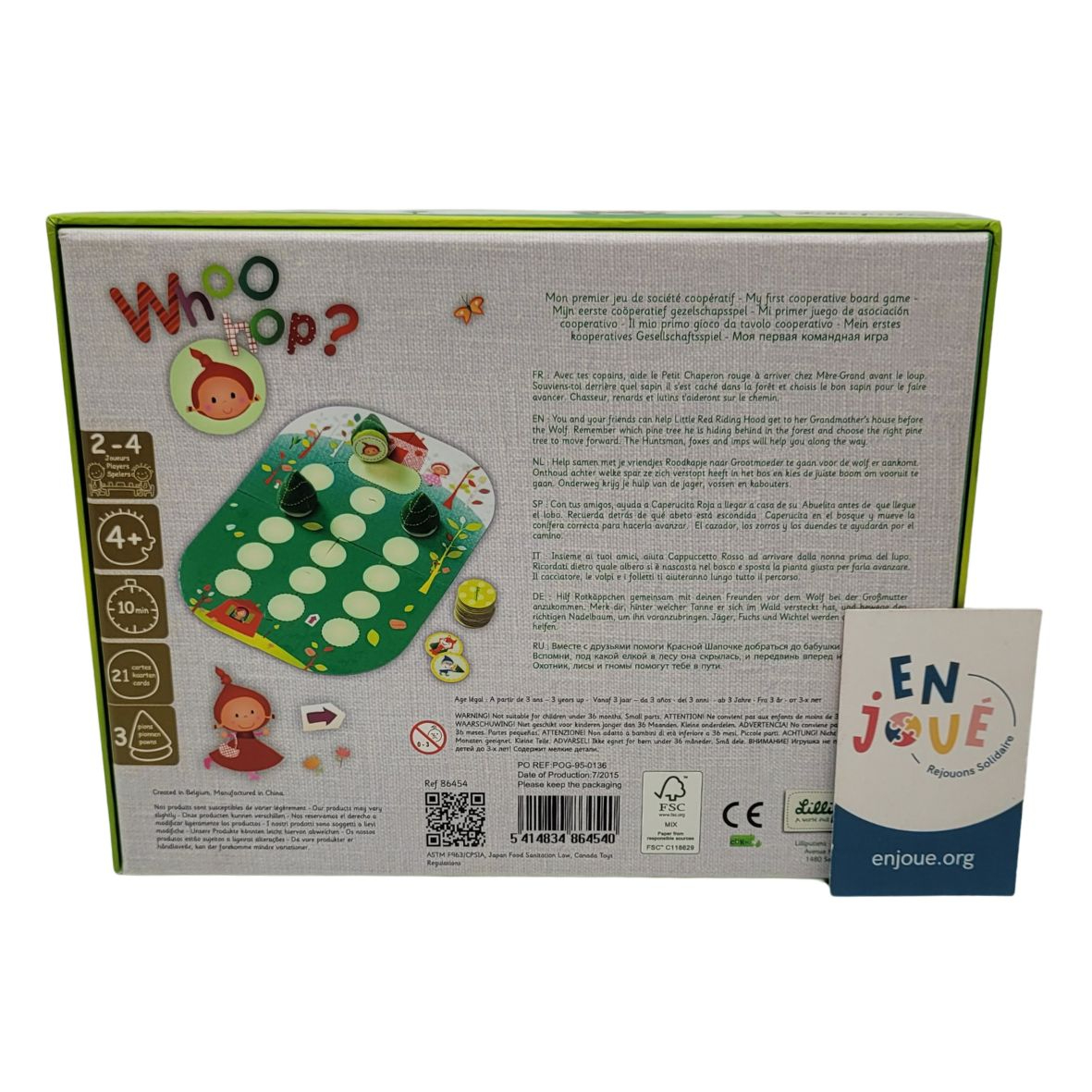 Voir photo 3 de Jeu de société - Whoo Hop ? – Lilliputiens - À partir de 3 ans. Jeu de société - Whoo Hop ? – Lilliputiens - À partir de 3 ans. Bon état reconditionné photo 3