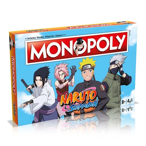 Jeu de société Winning Moves Monopoly Naruto Shippuden État correct Winning Moves reconditionné disponible sur Fnac
