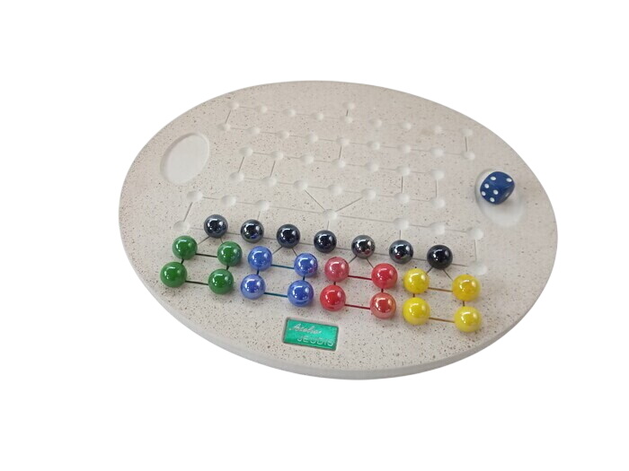 Jeu de solitaire en pierre avec les billes en verre 30 cm Atelier Jeudis France Très bon état - 19,20 € Jeu de solitaire en pierre avec les billes en verre 30 cm Atelier Jeudis France Très bon état reconditionné disponible sur Label Emmaüs
