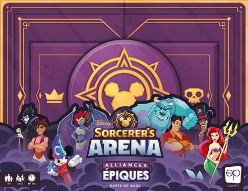 Jeu de stratégie Asmodee Disney Sorcerer’s Arena Alliances Epiques État correct Asmodee reconditionné disponible sur Fnac