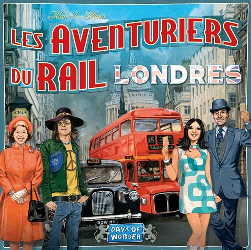 Jeu de stratégie Asmodee Les Aventuriers du Rail Londres État correct reconditionné disponible sur Fnac