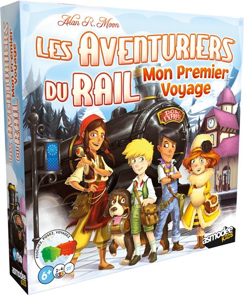 Jeu de stratégie Asmodee Les Aventuriers du Rail Mon Premier Voyage Europe État correct reconditionné disponible sur Fnac