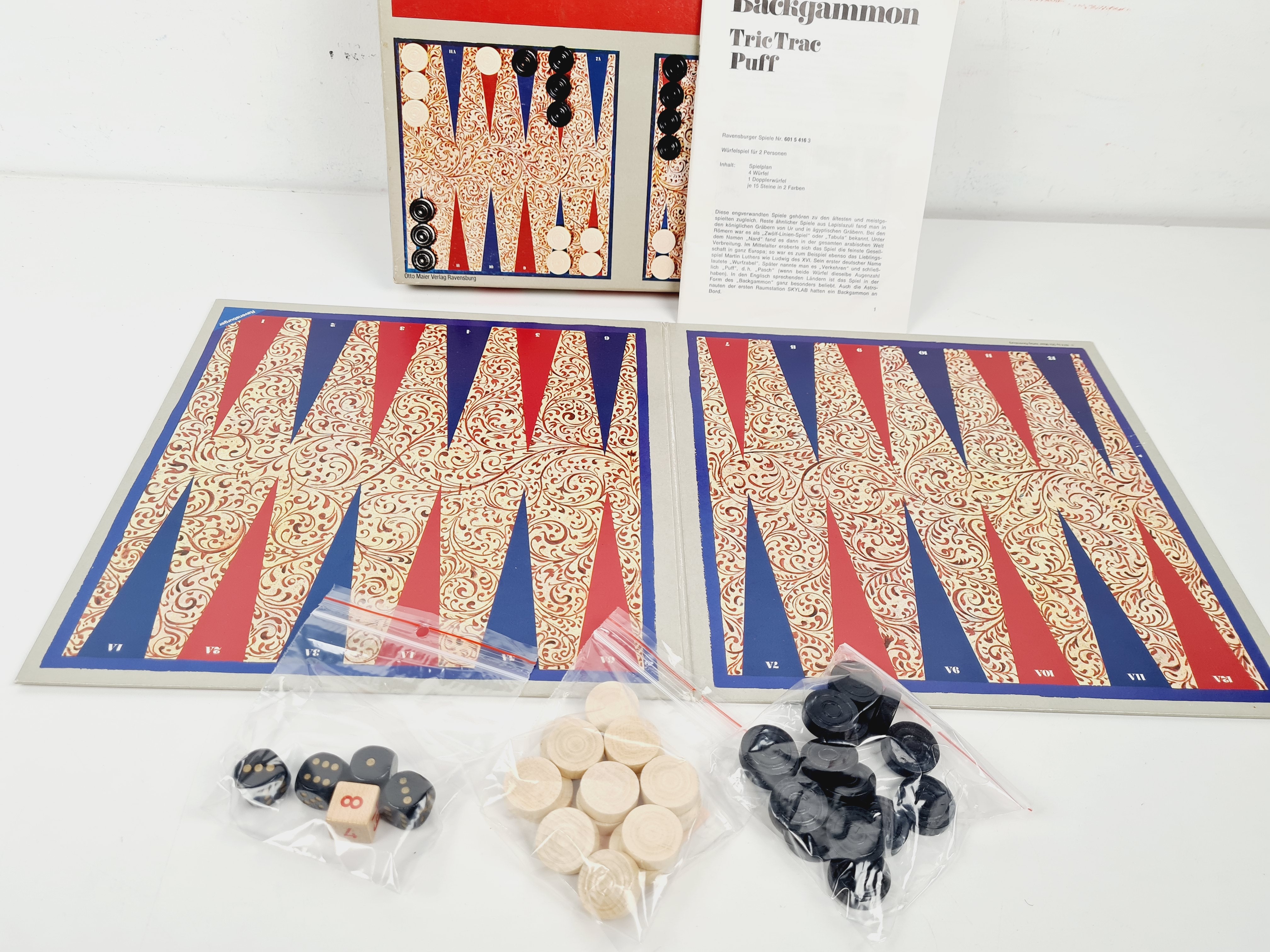 Voir photo 3 de Jeu de stratégie - Backgammon - Tric Trac - Ravensburger Jeu de stratégie - Backgammon - Tric Trac - Ravensburger Bon état reconditionné photo 3