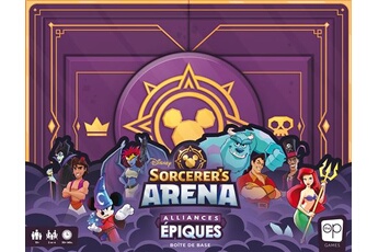 Jeu de stratégie Disney Sorcerer's Arena Alliances Epiques Bon état Asmodee reconditionné disponible sur Darty
