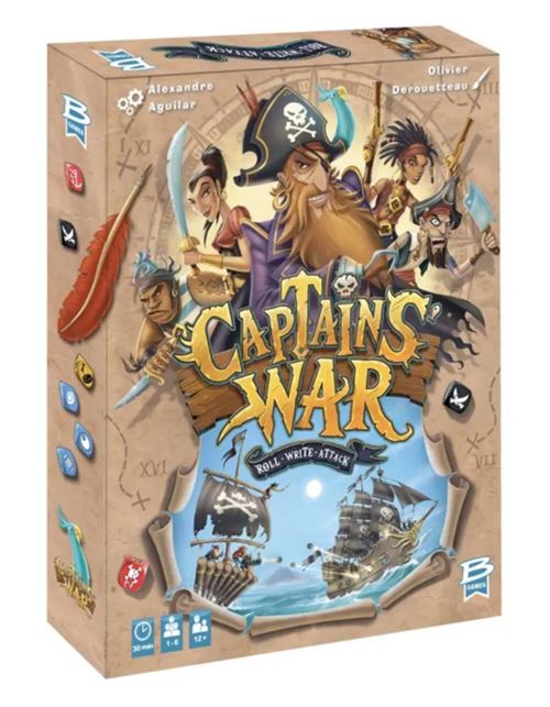 Jeu de stratégie Gigamic Captains' War État correct Gigamic reconditionné disponible sur Fnac