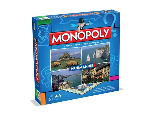 Jeu de stratégie Winning Moves Monopoly Normandie État correct Winning Moves reconditionné disponible sur Fnac