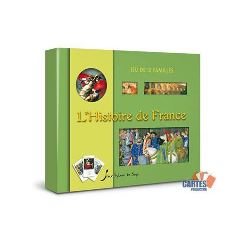 Jeu des 12 familles L'HISTOIRE DE FRANCE - jeu de 50 cartes – avec un livret explicatif État correct - 12,27 € Jeu des 12 familles L'HISTOIRE DE FRANCE - jeu de 50 cartes – avec un livret explicatif État correct N/A reconditionné disponible sur Fnac