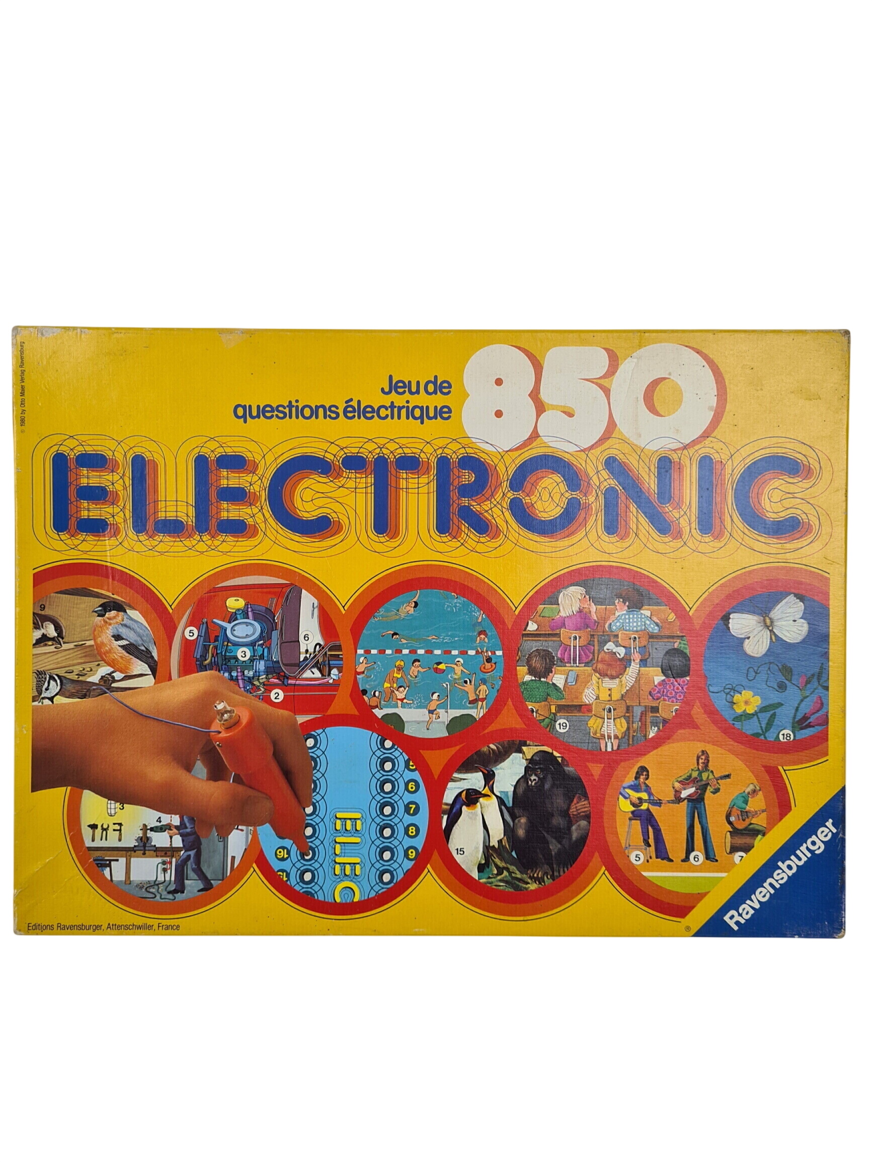 Jeu éducatif ancien - Jeu de questions électrique 850, electronic - Ravensburger - 6 ans+ Bon état - 15,00 € Jeu éducatif ancien - Jeu de questions électrique 850, electronic - Ravensburger - 6 ans+ Bon état reconditionné disponible sur Label Emmaüs