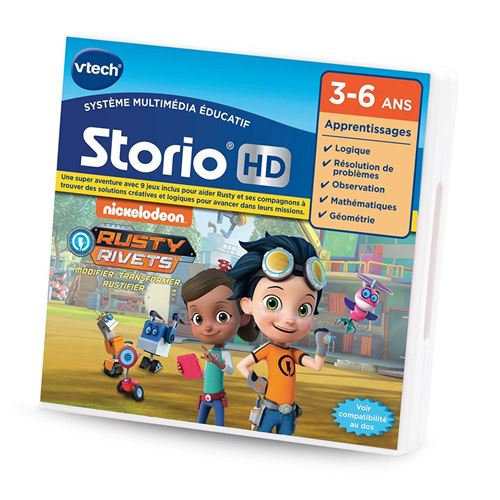 Jeu éducatif HD VTech Storio Rusty Rivets État correct VTech reconditionné disponible sur Fnac