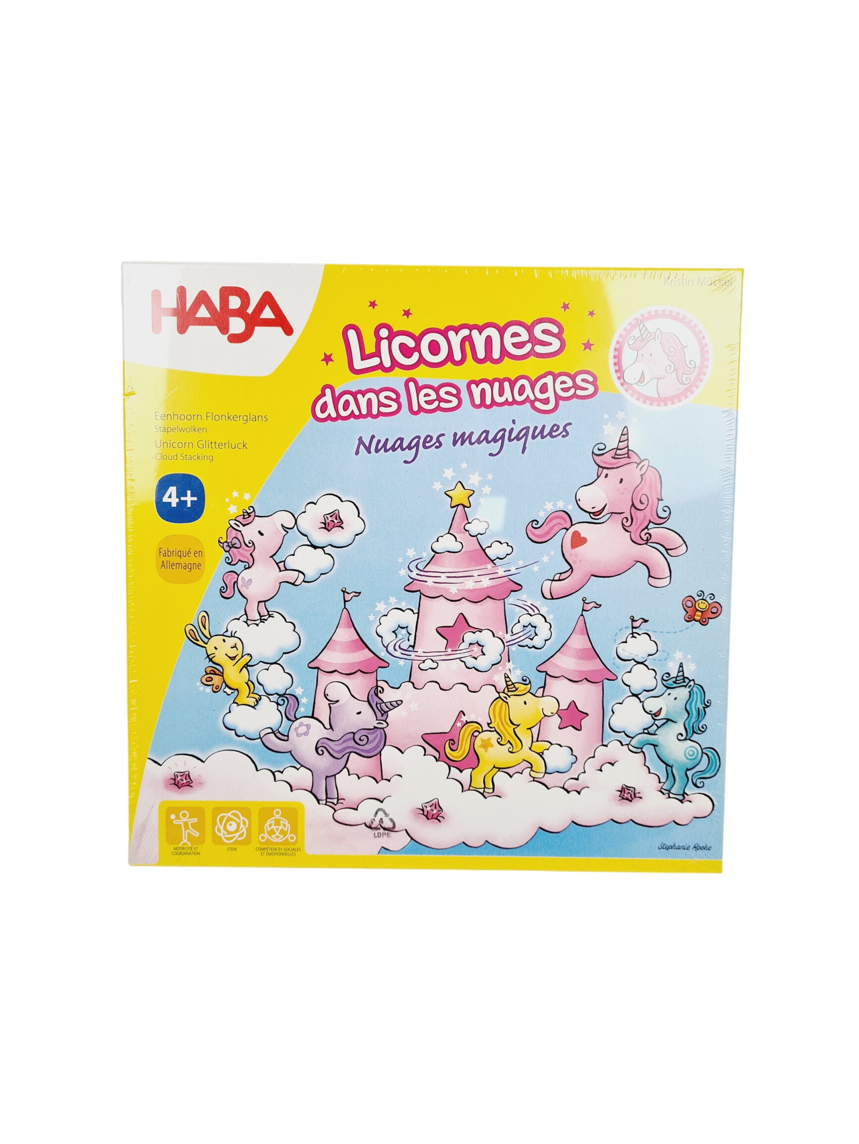 Jeu éducatif - Licornes dans les nuages - Nuages magiques - Haba - Dès 4 ans Parfait état - 10,00 € Jeu éducatif - Licornes dans les nuages - Nuages magiques - Haba - Dès 4 ans Parfait état reconditionné disponible sur Label Emmaüs