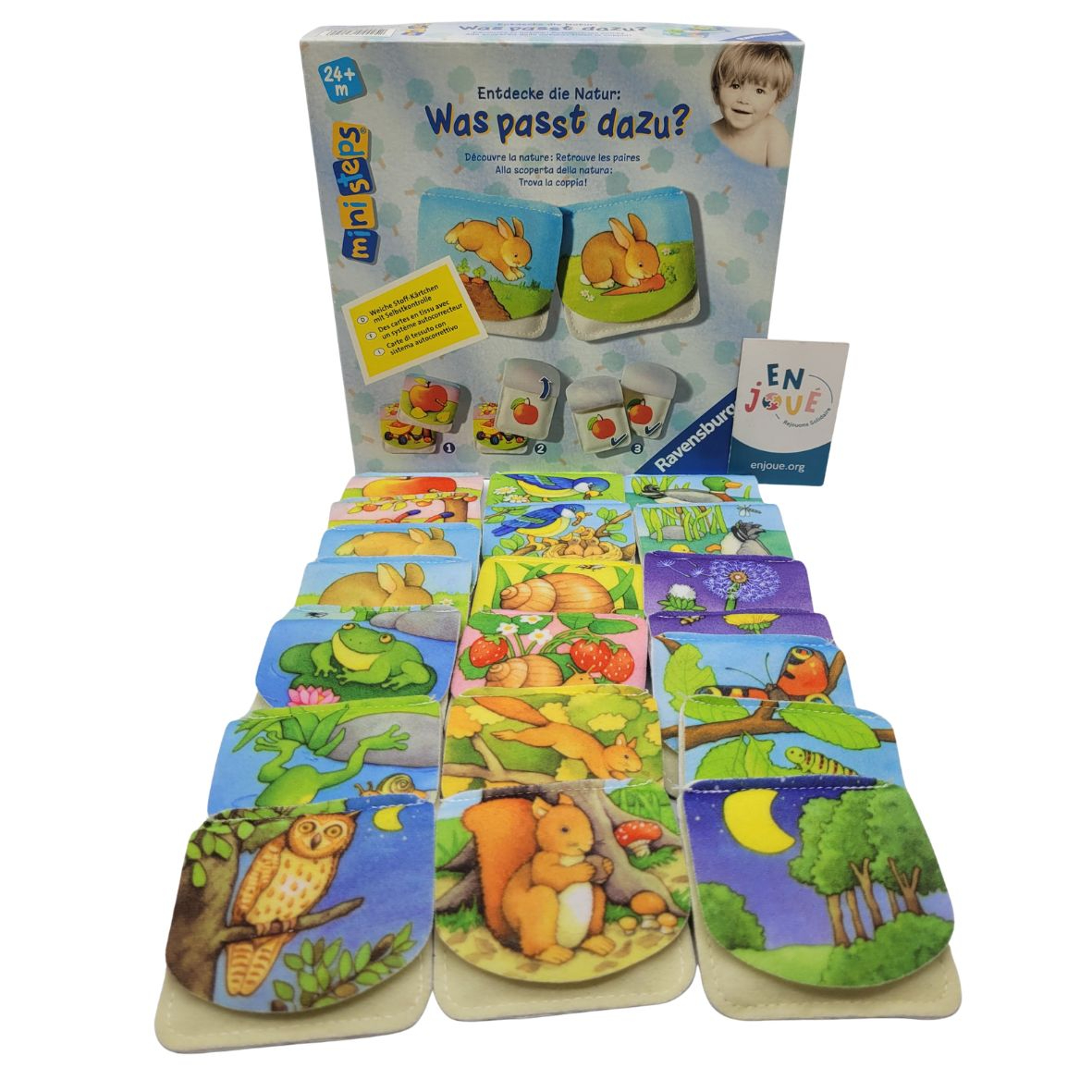 Voir photo 4 de Jeu éducatif - Ministeps découverte la nature retrouve les paires - Ravensburger - Dès 24 mois. Jeu éducatif - Ministeps découverte la nature retrouve les paires - Ravensburger - Dès 24 mois. Bon état reconditionné photo 4