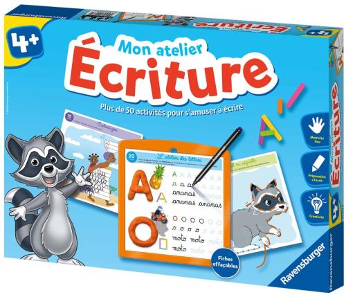 Jeu éducatif Mon atelier Ecriture Ravensburger État correct reconditionné disponible sur Fnac