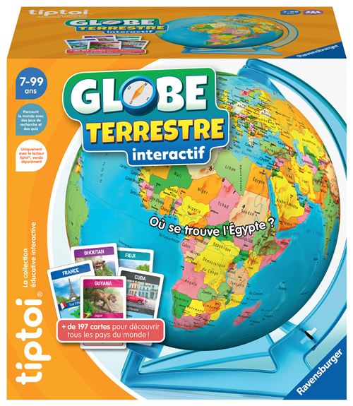 Jeu éducatif Ravensburger Tiptoi Globe terrestre interactif État correct reconditionné disponible sur Fnac