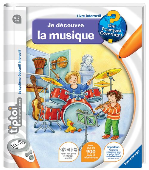 Jeu éducatif Ravensburger Tiptoi Je découvre la musique État correct Ravensburger reconditionné disponible sur Fnac