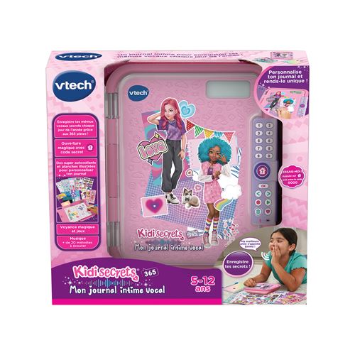 Jeu électronique Vtech Mon journal intime vocal Kidisecrets Rose État correct VTech reconditionné disponible sur Fnac