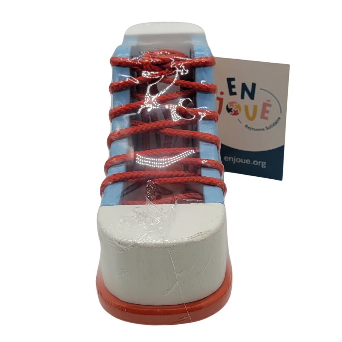 Voir photo 2 de Jeu en bois - Chaussure à lacer en bois - Goki - À partir de 3 ans. Jeu en bois - Chaussure à lacer en bois - Goki - À partir de 3 ans. Parfait état reconditionné photo 2