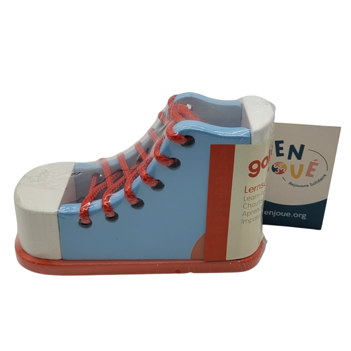 Voir photo 3 de Jeu en bois - Chaussure à lacer en bois - Goki - À partir de 3 ans. Jeu en bois - Chaussure à lacer en bois - Goki - À partir de 3 ans. Parfait état reconditionné photo 3