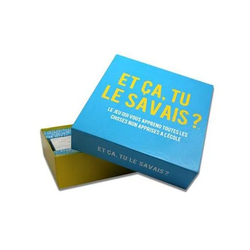 Acheter Jeu Et ça tu le savais ? occasion - 17,00 € Jeu Et ça tu le savais ? occasion reconditionné disponible sur Rakuten
