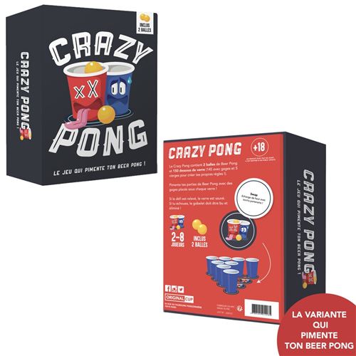 jeu humoristique crazy pong - original cup crazypong État correct N/A reconditionné disponible sur Fnac