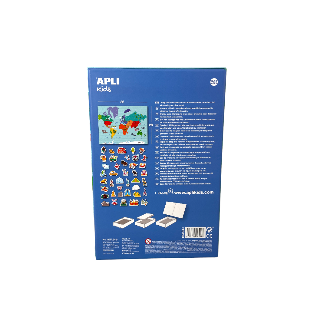 Voir photo 2 de Jeu magnétique - Carte du Monde Jeu magnétique - Carte du Monde Très bon état reconditionné photo 2