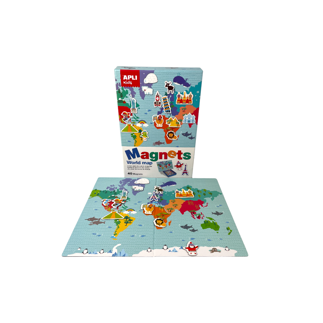 Voir photo 3 de Jeu magnétique - Carte du Monde Jeu magnétique - Carte du Monde Très bon état reconditionné photo 3