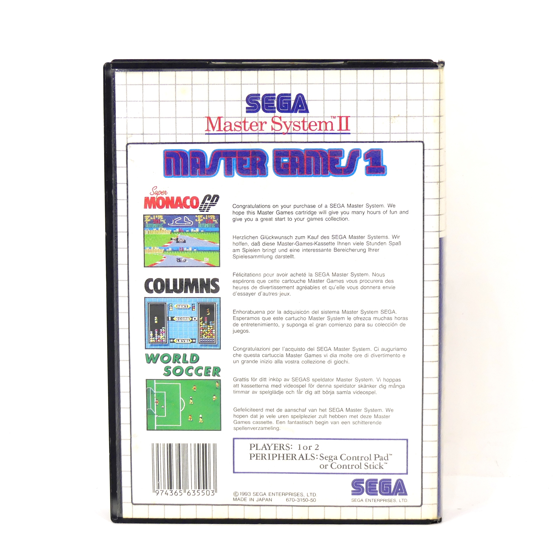 Voir photo 4 de Jeu - Master Games - SEGA Master System Jeu - Master Games - SEGA Master System Bon état reconditionné photo 4