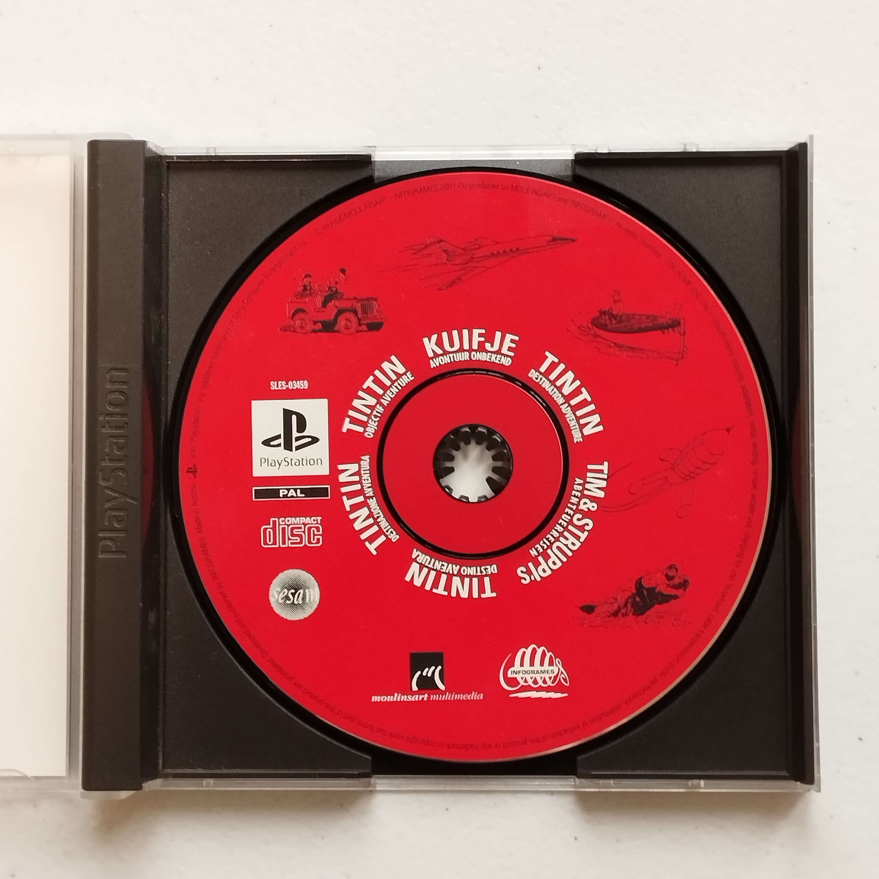 Voir photo 4 de Jeu PS1 pour les fans : Tintin - Objectif Aventure Jeu PS1 pour les fans : Tintin - Objectif Aventure Très bon état reconditionné photo 4