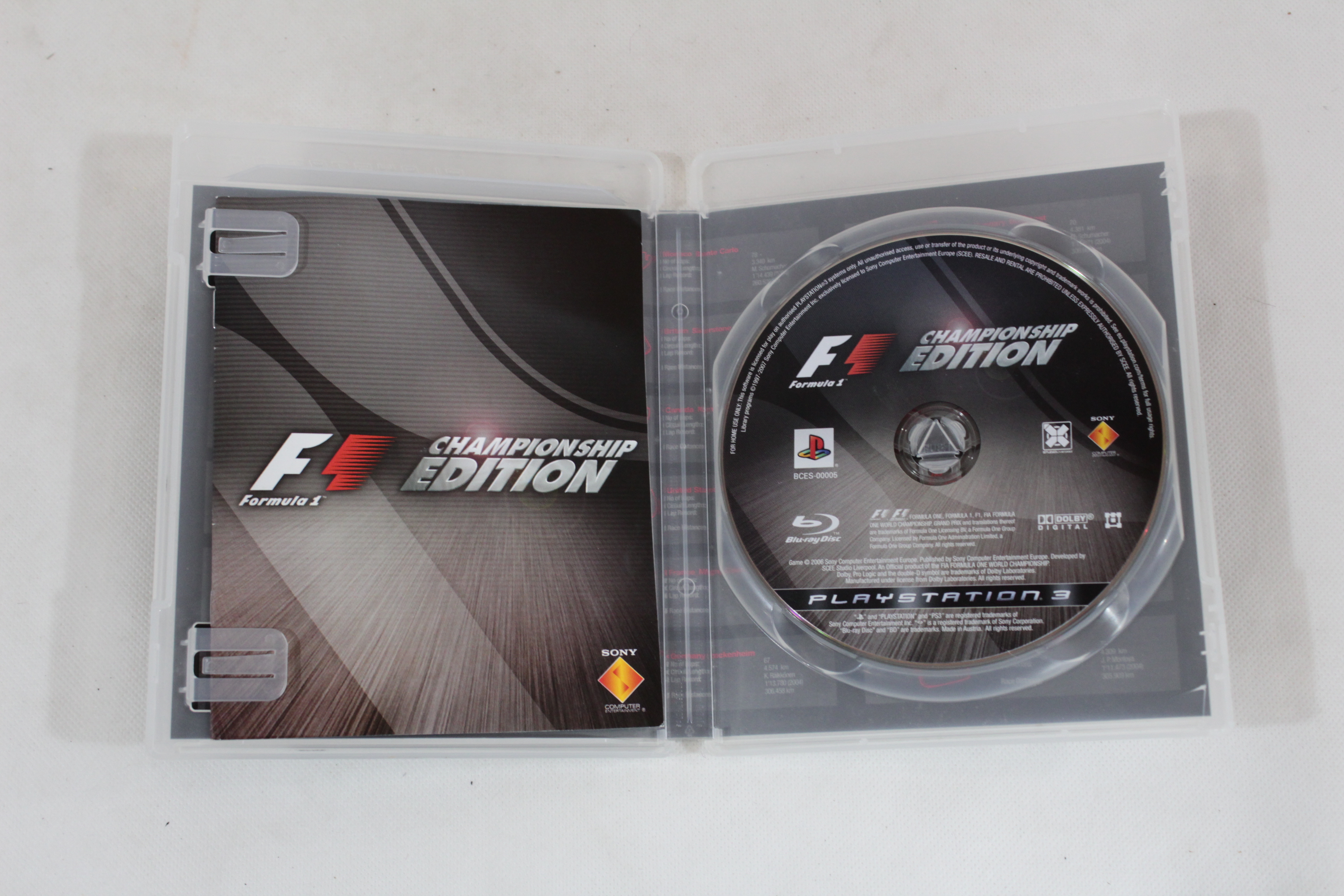 Voir photo 3 de Jeu PS3 CHAMPIOSHIP EDITION FORMULE1 Jeu PS3 CHAMPIOSHIP EDITION FORMULE1 Très bon état reconditionné photo 3