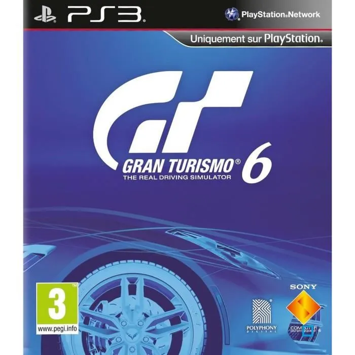 Jeu PS3 - Sony - Gran Turismo 6 - 1200+ voitures - Circuits réels - Multijoueur 2-16 Reconditionné - 29,90 € Jeu PS3 - Sony - Gran Turismo 6 - 1200+ voitures - Circuits réels - Multijoueur 2-16 Reconditionné Sony Interactive Entertainment reconditionné disponible sur Cdiscount Seconde Vie