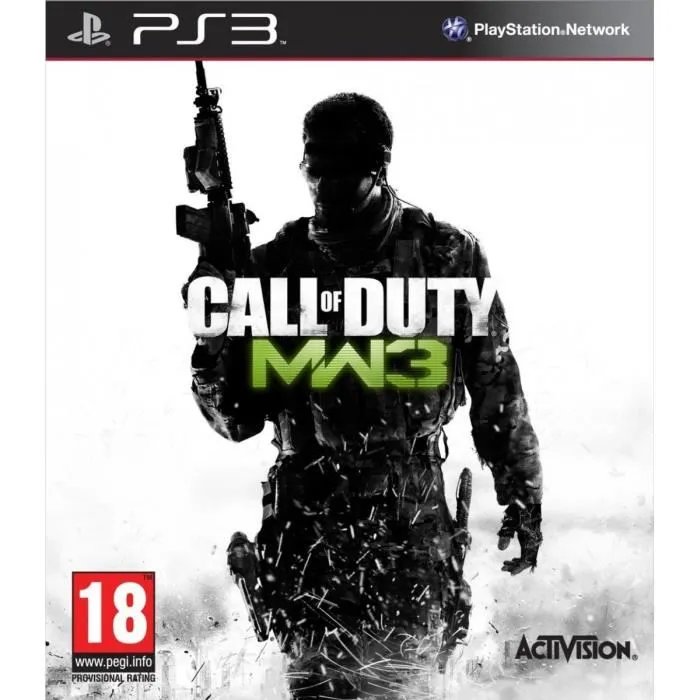 Jeu vidéo - Call of Duty - Modern Warfare 3 - PS3 - Edition Standard - Tir FPS - 18+ Reconditionné - 11,00 € Jeu vidéo - Call of Duty - Modern Warfare 3 - PS3 - Edition Standard - Tir FPS - 18+ Reconditionné Sony reconditionné disponible sur Cdiscount Seconde Vie