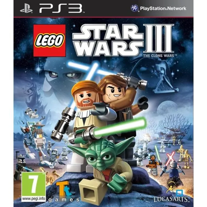 Jeu vidéo - LEGO - Star Wars III : The Clone Wars - PS3 - Action - Scénario inédit Reconditionné - 29,90 € Jeu vidéo - LEGO - Star Wars III : The Clone Wars - PS3 - Action - Scénario inédit Reconditionné Lego reconditionné disponible sur Cdiscount Seconde Vie