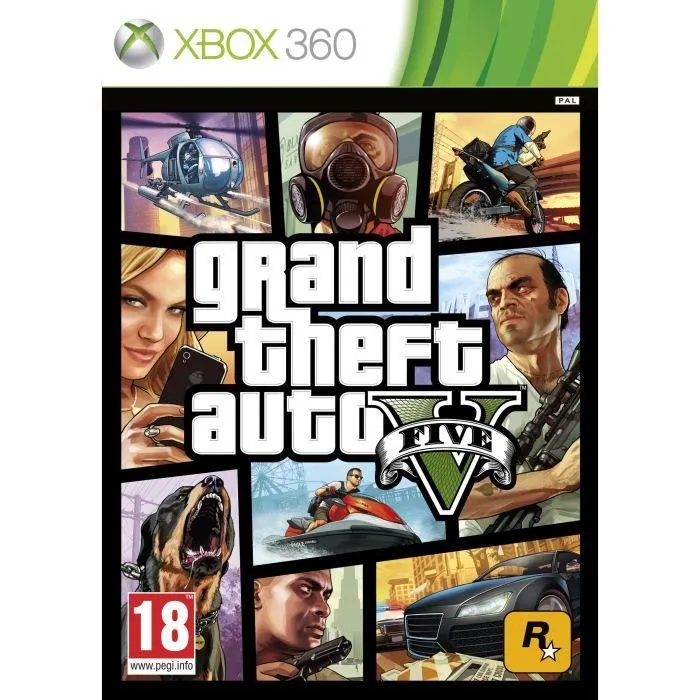 Jeu vidéo - MICROSOFT - GTA 5 - Monde ouvert vaste et vivant - 3 personnages jouables - Braquages spectaculaires refurbished - 18,00 € Jeu vidéo - MICROSOFT - GTA 5 - Monde ouvert vaste et vivant - 3 personnages jouables - Braquages spectaculaires refurbished reconditionné disponible sur Cdiscount Seconde Vie