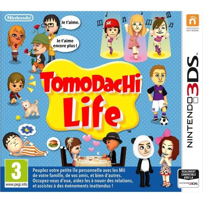 Jeu vidéo - Nintendo - Tomodachi Life - Simulation - 3DS - Edition Standard Reconditionné - 44,90 € Jeu vidéo - Nintendo - Tomodachi Life - Simulation - 3DS - Edition Standard Reconditionné Nintendo reconditionné disponible sur Cdiscount Seconde Vie