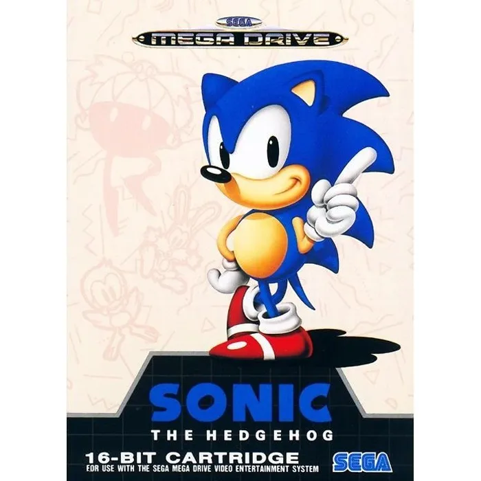 Jeu vidéo - SEGA - Sonic 1 MegaDrive - Jeux vidéo et accessoires - Consoles rétro - MegaDrive Reconditionné Sega reconditionné disponible sur Cdiscount Seconde Vie