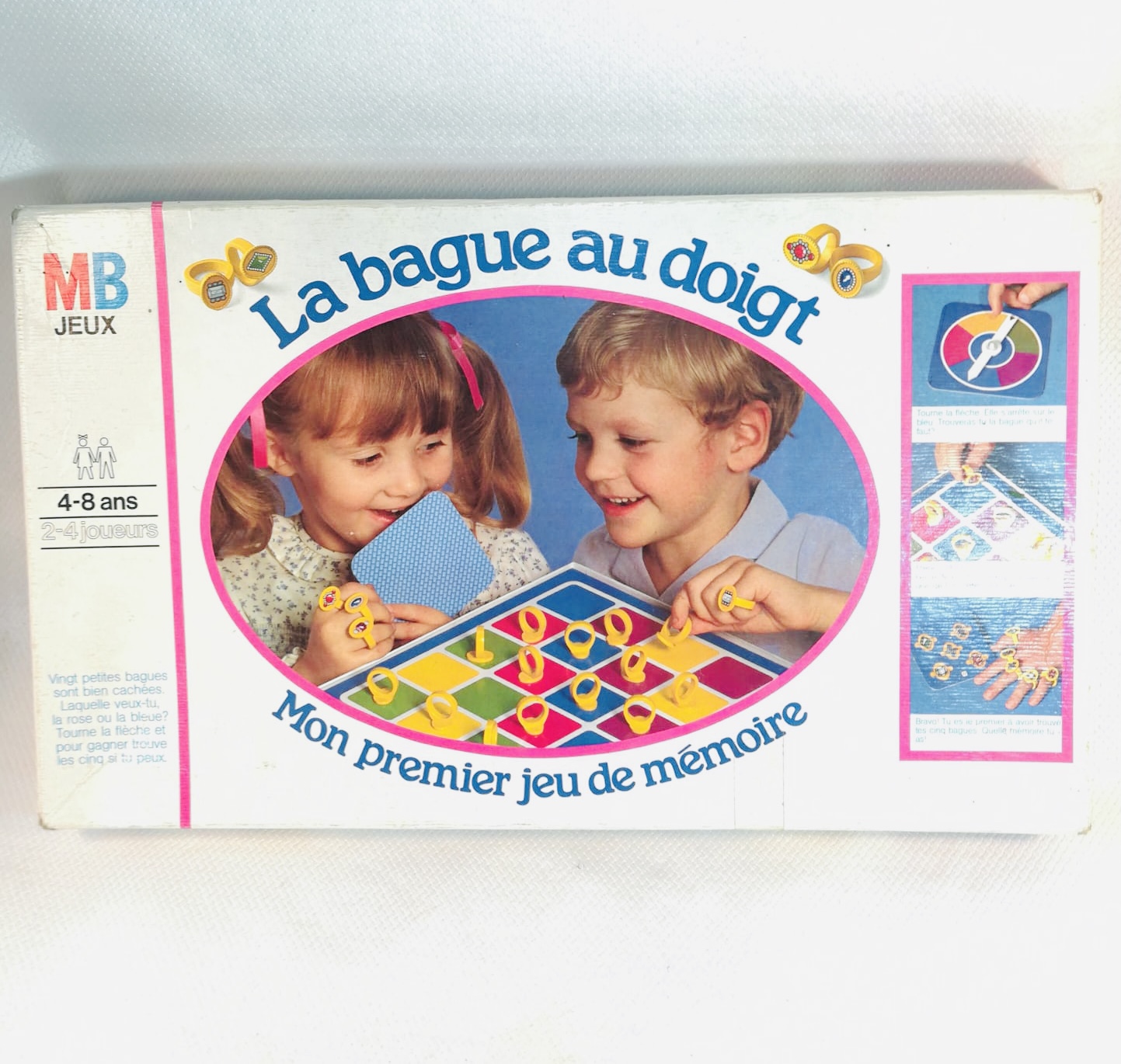 Voir photo 2 de Jeu vintage "La bague au doigt" - MB jeux Jeu vintage "La bague au doigt" - MB jeux Bon état reconditionné photo 2