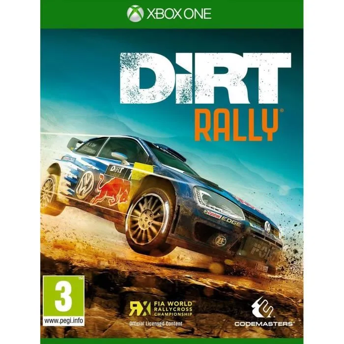 Acheter Jeu Xbox One - CodeMasters - DiRT Rally - Course - 5 Avril 2016 - Mode en ligne Reconditionné - 26,90 € Jeu Xbox One - CodeMasters - DiRT Rally - Course - 5 Avril 2016 - Mode en ligne Reconditionné Just for Games reconditionné disponible sur Cdiscount Seconde Vie