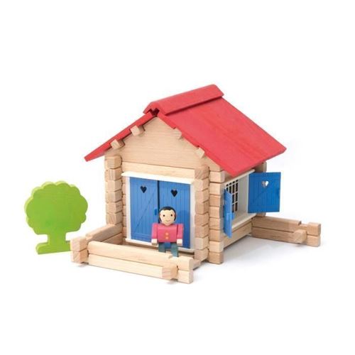 JEUJURA La Maison En Bois - 70 Pieces État correct Jeujura (note : Jeujura est une marque de jouets reconditionné disponible sur Fnac