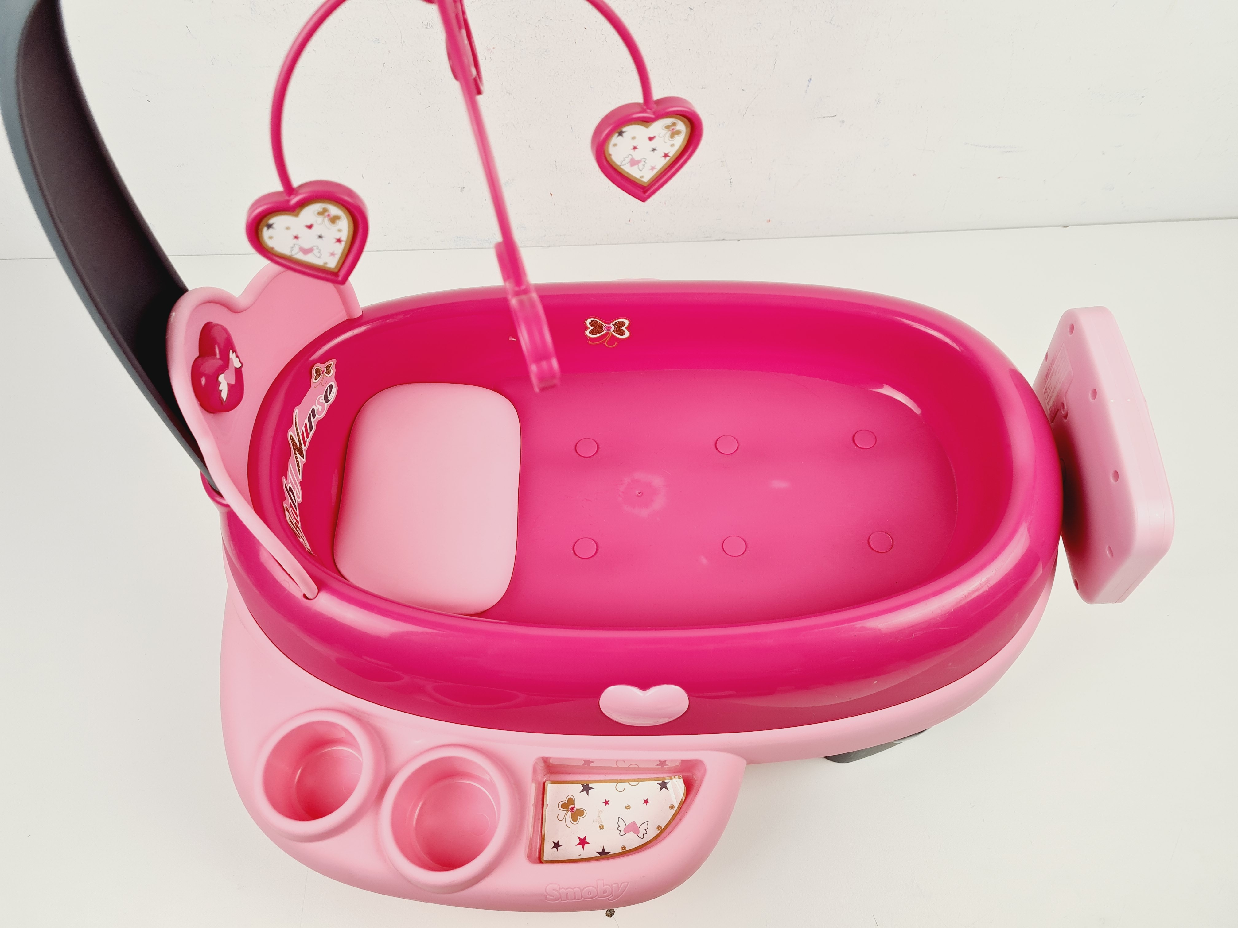 Voir photo 5 de Jeux d'imitation - Baignoire rose pour poupée 38 cm avec accessoires - Smoby Jeux d'imitation - Baignoire rose pour poupée 38 cm avec accessoires - Smoby Bon état reconditionné photo 5