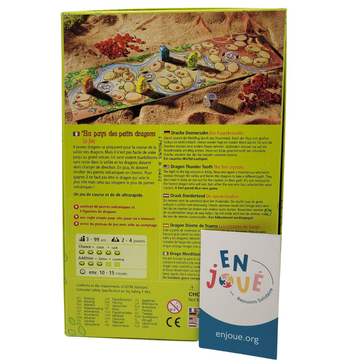 Voir photo 3 de Jeux de société - Au pays des petits dragons - Haba - Des 3 ans. Jeux de société - Au pays des petits dragons - Haba - Des 3 ans. Très bon état reconditionné photo 3