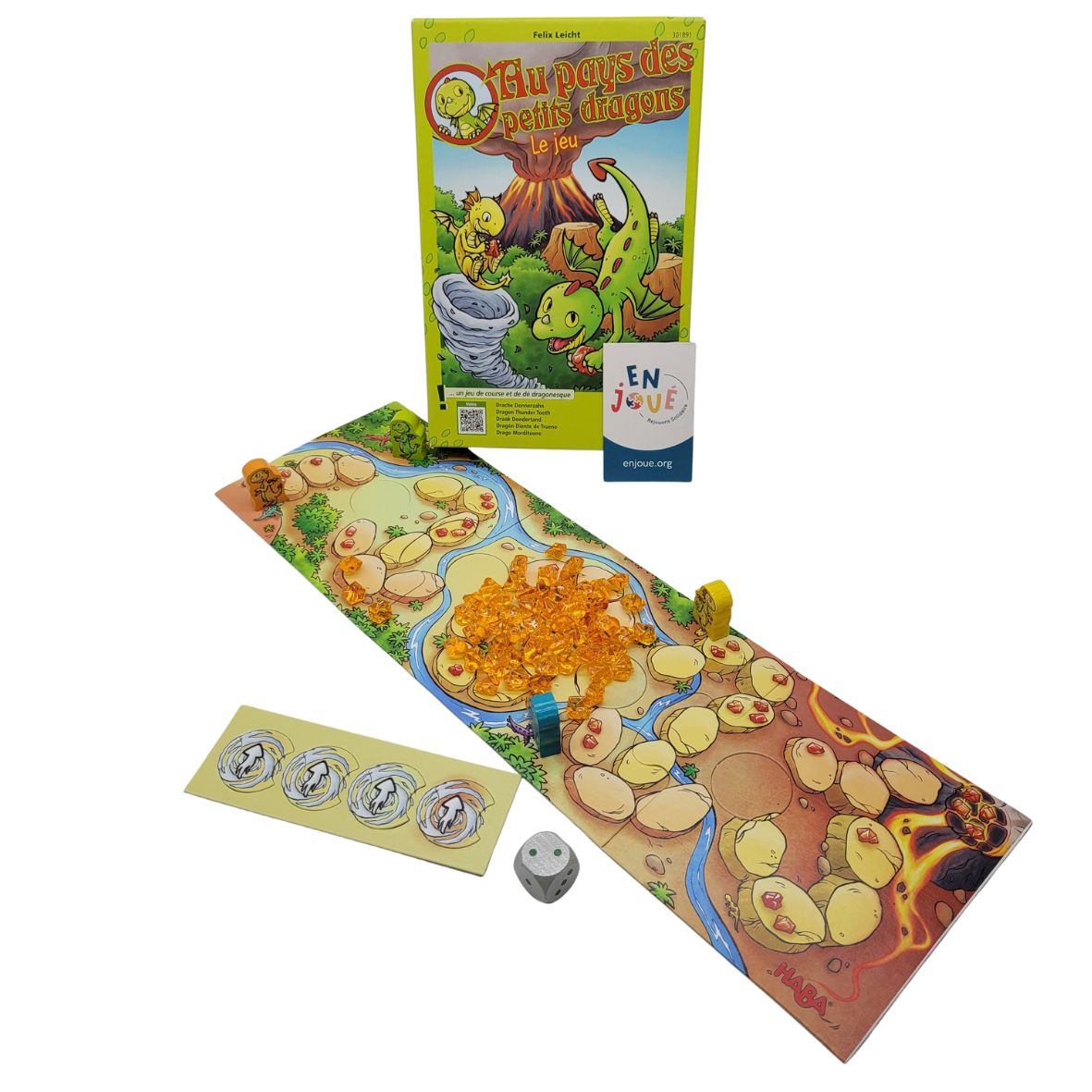 Voir photo 4 de Jeux de société - Au pays des petits dragons - Haba - Des 3 ans. Jeux de société - Au pays des petits dragons - Haba - Des 3 ans. Très bon état reconditionné photo 4