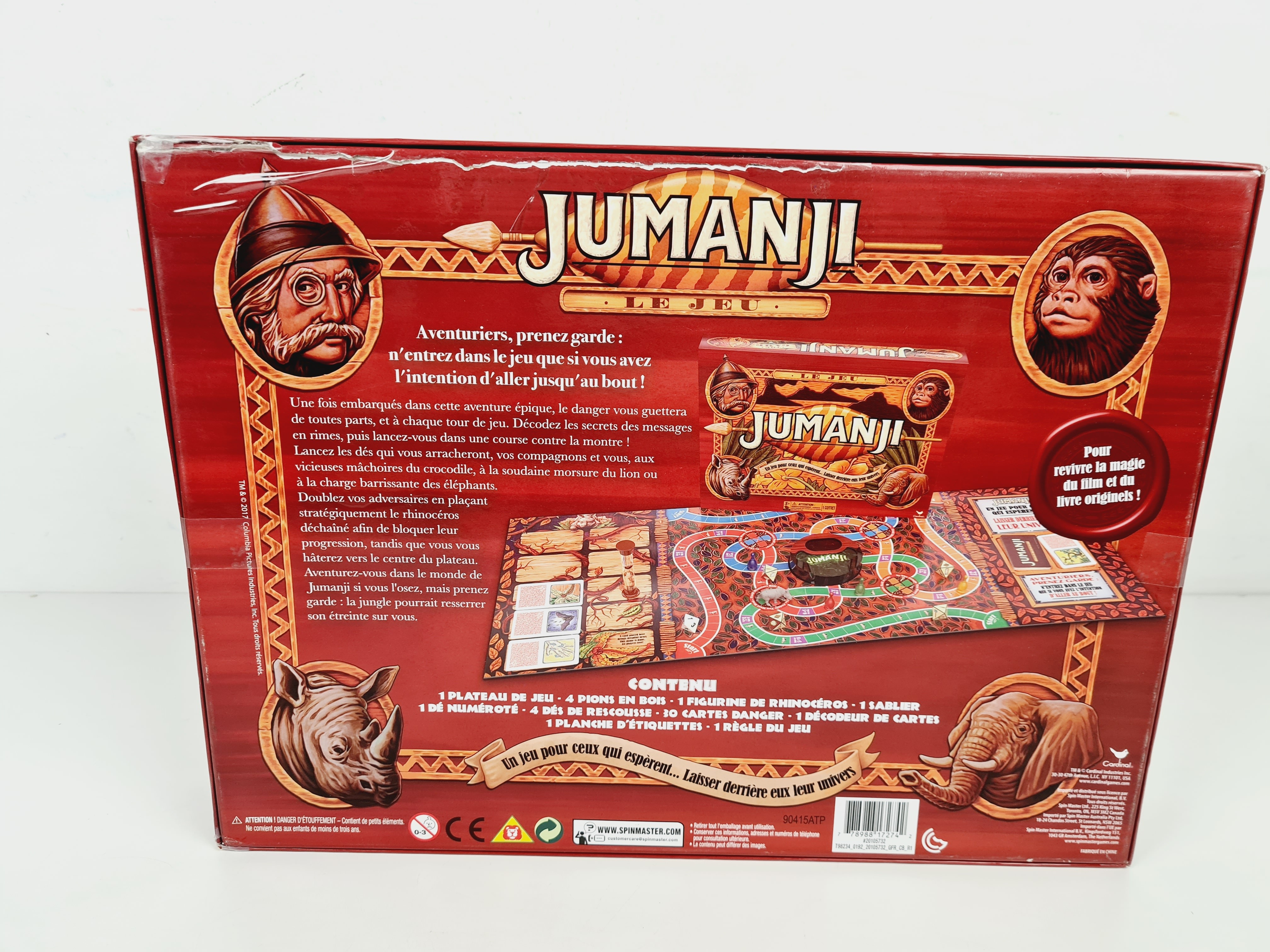 Voir photo 7 de Jeux de Société - Jumanji le jeu - Cardinal - 5 ans+ Jeux de Société - Jumanji le jeu - Cardinal - 5 ans+ Bon état reconditionné photo 7