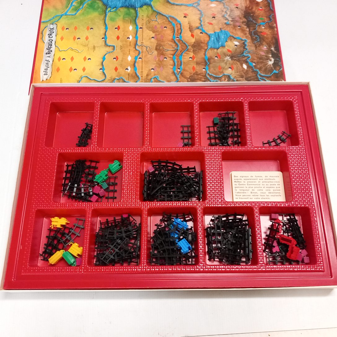 Voir photo 12 de Jeux de société Les pionniers du Rail 1964 Edition Miro Company Jeux de société Les pionniers du Rail 1964 Edition Miro Company État correct reconditionné photo 12