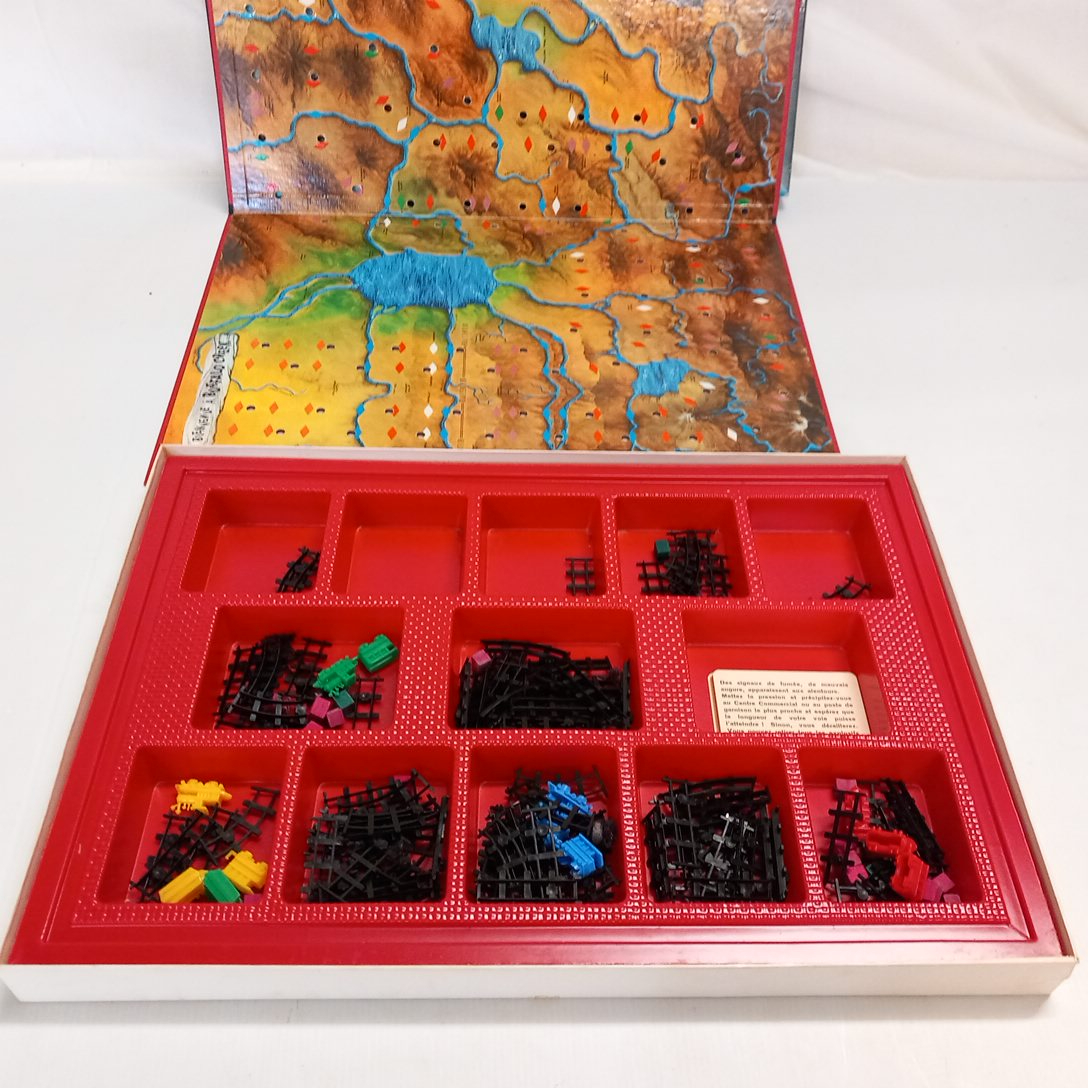 Voir photo 13 de Jeux de société Les pionniers du Rail 1964 Edition Miro Company Jeux de société Les pionniers du Rail 1964 Edition Miro Company État correct reconditionné photo 13