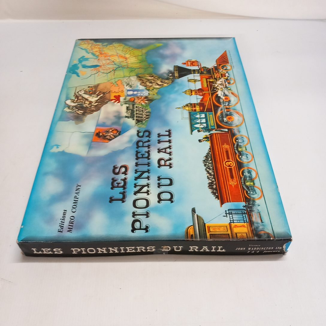 Voir photo 4 de Jeux de société Les pionniers du Rail 1964 Edition Miro Company Jeux de société Les pionniers du Rail 1964 Edition Miro Company État correct reconditionné photo 4