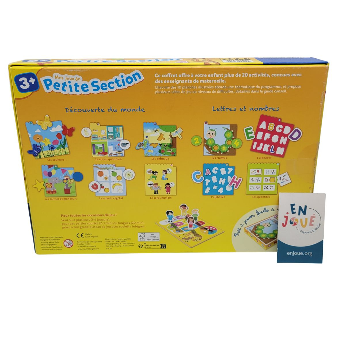 Voir photo 3 de Jeux éducatifs - Mes jeux de petite section - Ravensburger - À partir de 3 ans. Jeux éducatifs - Mes jeux de petite section - Ravensburger - À partir de 3 ans. Bon état reconditionné photo 3