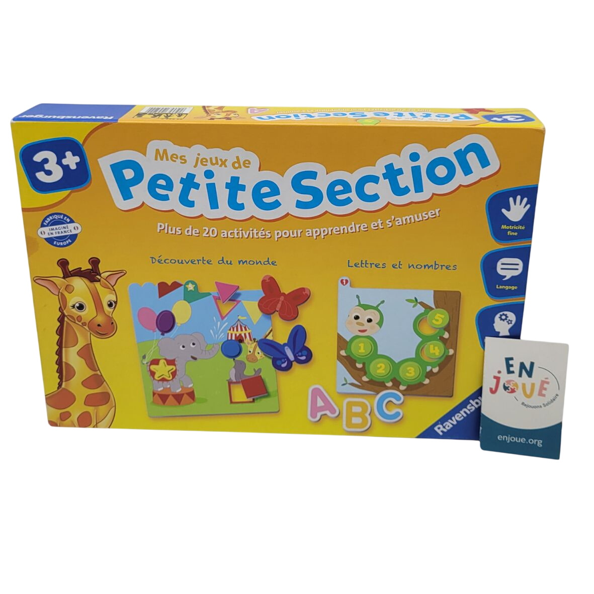 Jeux éducatifs - Mes jeux de petite section - Ravensburger - À partir de 3 ans. Bon état - 12,00 € Jeux éducatifs - Mes jeux de petite section - Ravensburger - À partir de 3 ans. Bon état reconditionné disponible sur Label Emmaüs