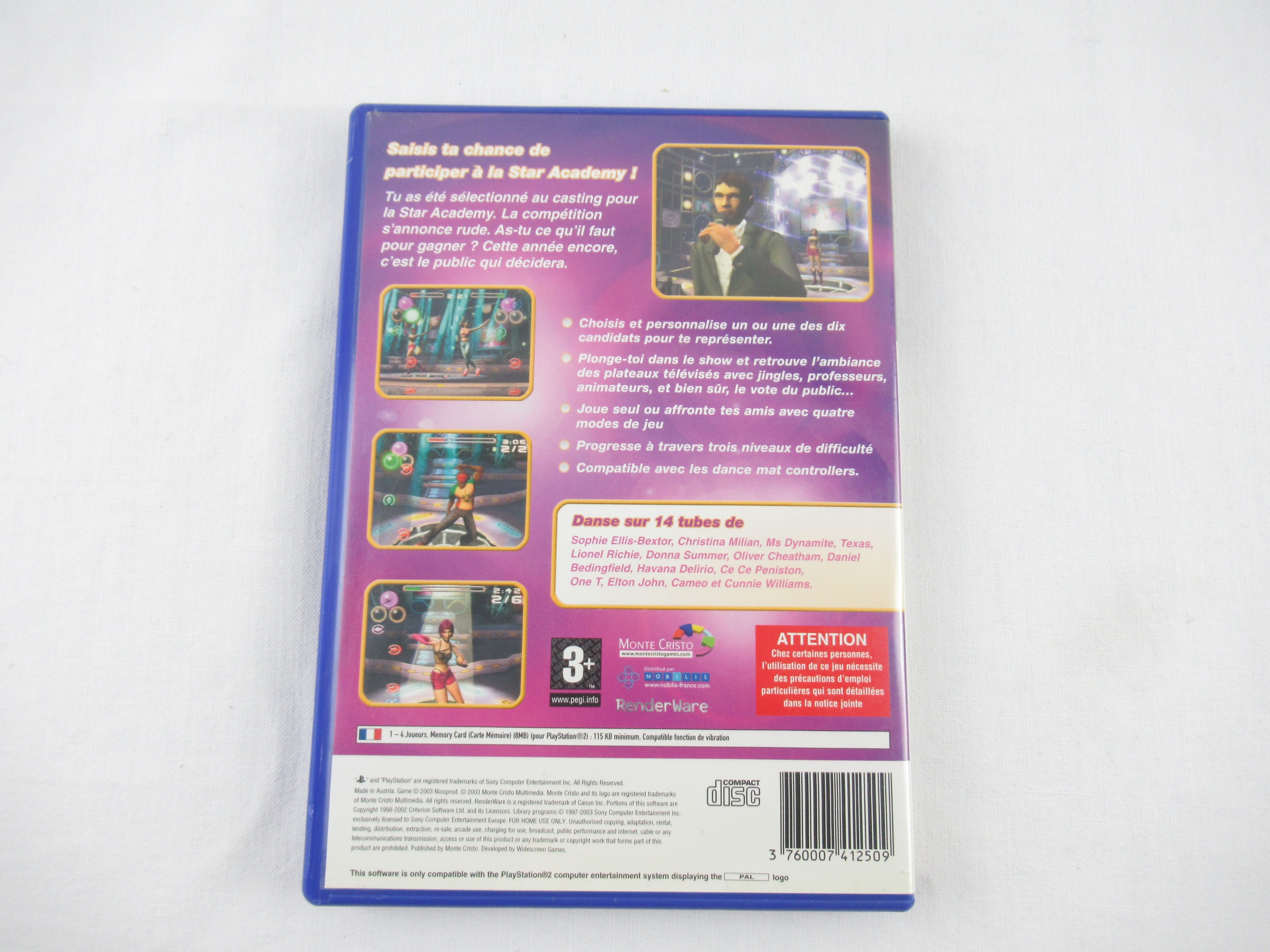 Voir photo 3 de Jeux High School Musical / Star Academy PlayStation 2 Jeux High School Musical / Star Academy PlayStation 2 Bon état reconditionné photo 3