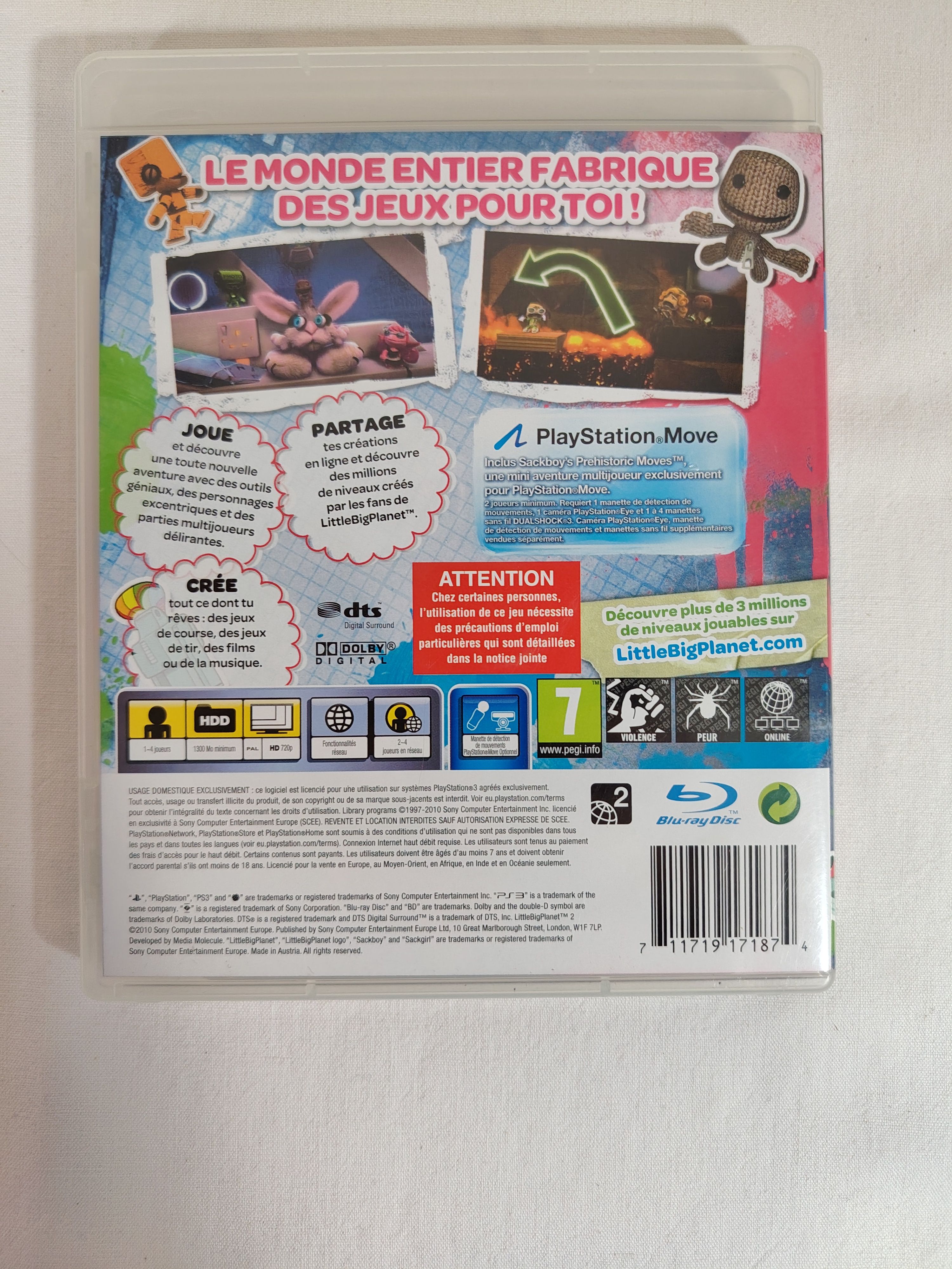 Voir photo 2 de Jeux Little big planet 2 PS3 Jeux Little big planet 2 PS3 Très bon état reconditionné photo 2